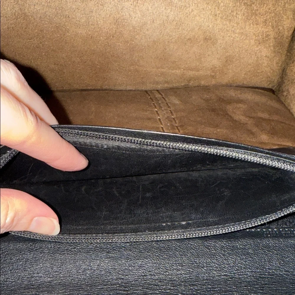 Alfred Dunhill Men’s Châssis Leather Long Wallet Good Condition